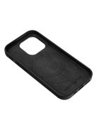 LEATHER MAG COVER case for IPHONE 12 black