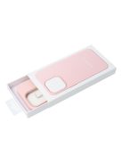 LEATHER MAG COVER case for IPHONE 11 sand pink