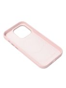 LEATHER MAG COVER case for IPHONE 14 Pro sand pink