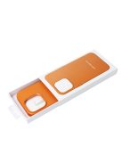 LEATHER MAG COVER case for IPHONE 14 Plus orange