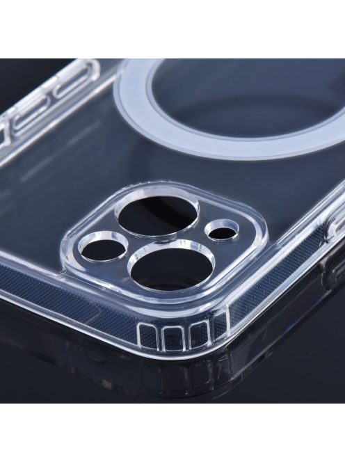 CLEAR MAG COVER case with camera protection compatible with MagSafe for IPHONE 14 transparent