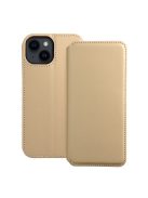 DUAL POCKET Book case for IPHONE 14 gold