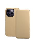 DUAL POCKET Book case for IPHONE 14 PRO gold