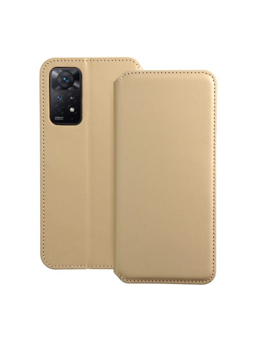 DUAL POCKET Book case for XIAOMI Redmi Note 11 Pro / 11 Pro 5G gold