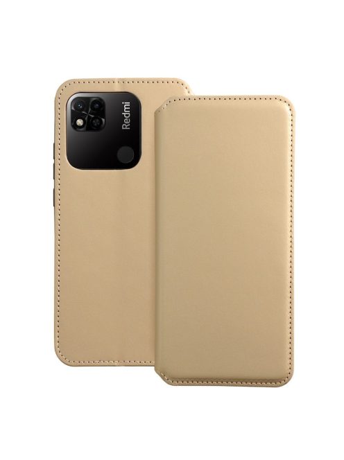 DUAL POCKET Book case for XIAOMI Redmi 10a gold