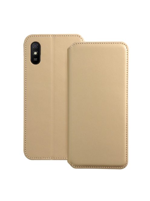 DUAL POCKET Book case for XIAOMI Redmi 9A / 9AT gold