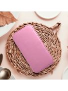 DUAL POCKET Book case for SAMSUNG A12 / M12 light pink