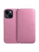 DUAL POCKET Book case for IPHONE 14 Pro light pink