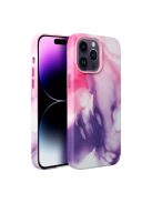 LEATHER MAG COVER case for IPHONE 11 Pro Max purple splash