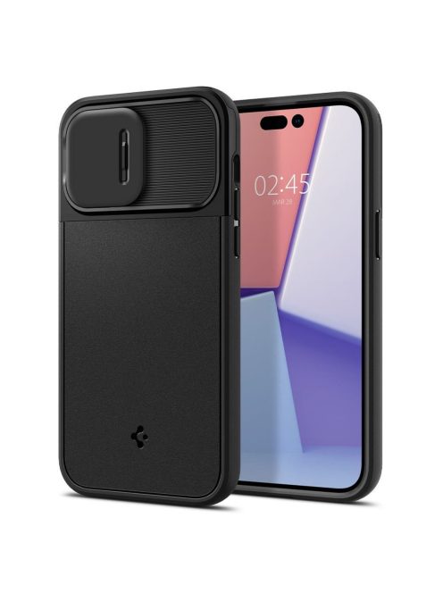 SPIGEN case OPTIK ARMOR MAG case for IPHONE 14 Pro black