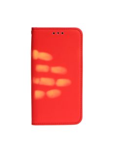 Hőreváltozó Thermo Notesz Tok iPhone 6/6S Piros