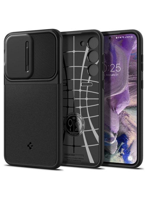 SPIGEN case OPTIK ARMOR for SAMSUNG S23 black