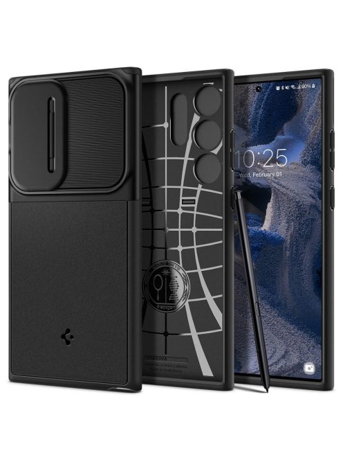 SPIGEN case OPTIK ARMOR for SAMSUNG S23 Ultra black