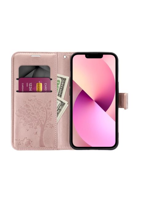 MEZZO Book case for SAMSUNG A54 5G mandala rose gold