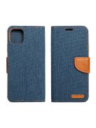 CANVAS Book case for SAMSUNG A14 4G / A14 5G navy blue