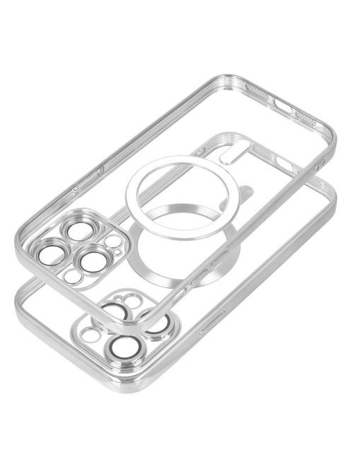 ELECTRO MAG COVER case compatible with MagSafe for IPHONE 11 silver