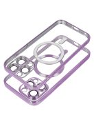 ELECTRO MAG COVER case compatible with MagSafe for IPHONE 12 Pro Max deep purple