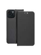 LUNA Book Carbon for IPHONE 15 black