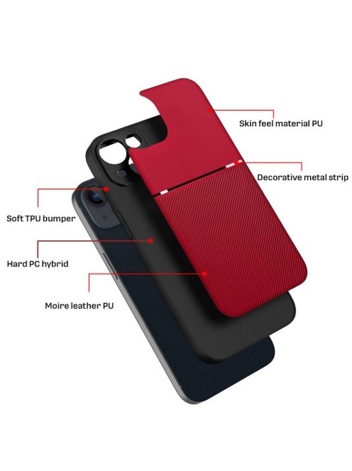 NOBLE case for IPHONE 15 red