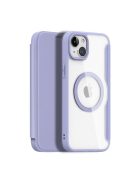 DUX DUCIS wallet case SKIN X PRO compatible with MagSafe for IPHONE 15 Plus purple