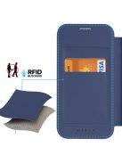 DUX DUCIS wallet case SKIN X PRO compatible with MagSafe for IPHONE 15 blue