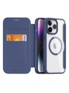 DUX DUCIS wallet case SKIN X PRO compatible with MagSafe for IPHONE 15 Pro Max blue