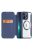 DUX DUCIS wallet case SKIN X PRO compatible with MagSafe for IPHONE 13 / 14 blue