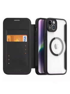   DUX DUCIS wallet case SKIN X PRO compatible with MagSafe for IPHONE 14 Plus black