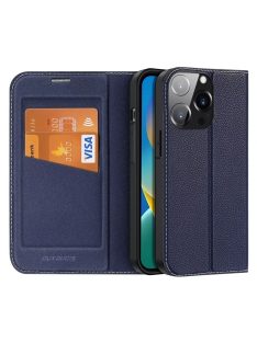 DUX DUCIS wallet case SKIN X2 for IPHONE 14 Pro blue