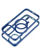 COLOR EDGE MAG COVER case compatible with MagSafe for IPHONE 12 Pro Max navy blue