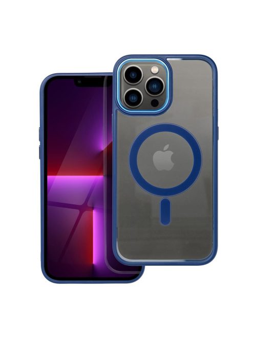 COLOR EDGE MAG COVER case compatible with MagSafe for IPHONE 13 Pro Max navy blue