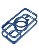 COLOR EDGE MAG COVER case compatible with MagSafe for IPHONE 14 Pro navy blue