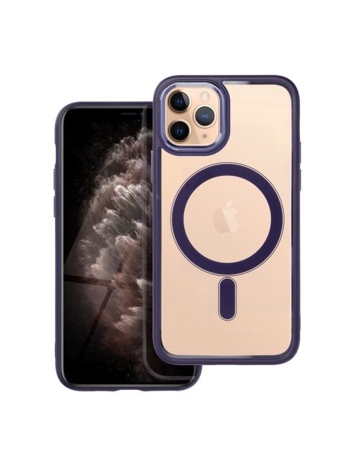 COLOR EDGE MAG COVER case compatible with MagSafe for IPHONE 11 Pro deep purple