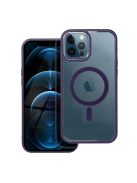 COLOR EDGE MAG COVER case compatible with MagSafe for IPHONE 12 Pro Max deep purple