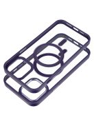 COLOR EDGE MAG COVER case compatible with MagSafe for IPHONE 12 Pro Max deep purple