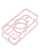 COLOR EDGE MAG COVER case compatible with MagSafe for IPHONE 12 / 12 Pro pink