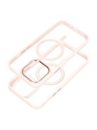 COLOR EDGE MAG COVER case compatible with MagSafe for IPHONE 15 pink