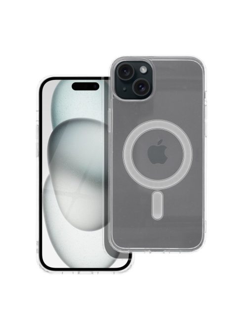 CLEAR MAG COVER case compatible with MagSafe for IPHONE 15 Plus transparent