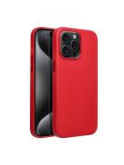 LEATHER MAG COVER case for IPHONE 15 Pro Max red