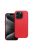 LEATHER MAG COVER case for IPHONE 15 Pro red