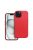 LEATHER MAG COVER case for IPHONE 15 red