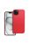 LEATHER MAG COVER case for IPHONE 15 Plus red