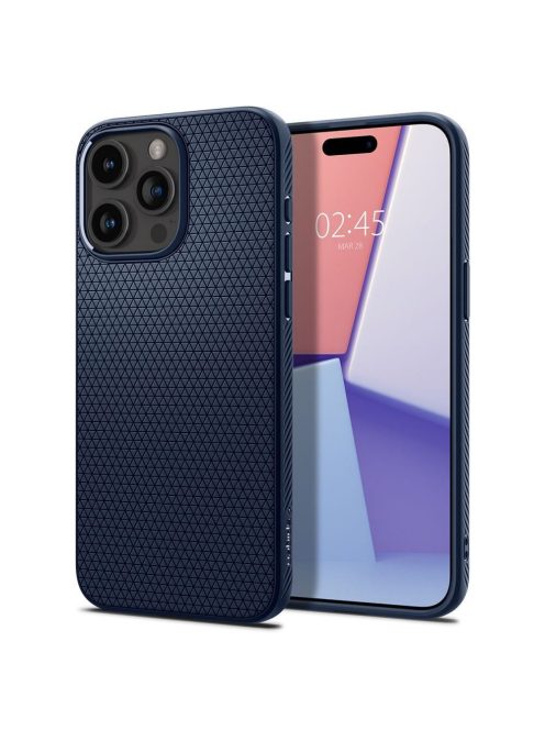 SPIGEN case LIQUID AIR for IPHONE 15 Pro Max navy blue