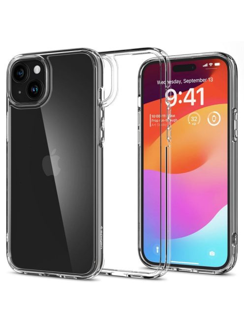 SPIGEN case ULTRA HYBRID for IPHONE 15 transparent