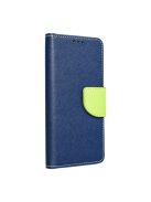 FANCY Book case for SAMSUNG S23 FE navy / lime