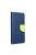 FANCY Book case for SAMSUNG S23 FE navy / lime