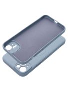 SILICONE MAG COVER case compatible with MagSafe for IPHONE 15 Plus light blue