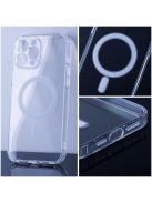 CLEAR MAG COVER case with camera protection compatible with MagSafe for IPHONE 15 transparent