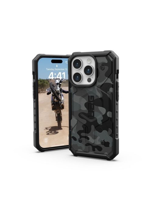 ( UAG ) Urban Armor Gear Pathfinder compatible with Magsafe for IPHONE 15 PRO midnight camo