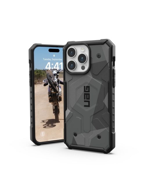 ( UAG ) Urban Armor Gear Pathfinder compatible with Magsafe for IPHONE 15 PRO MAX geo camo